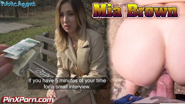 PublicA, Mia Brown Hot MILF Stunning Boobs