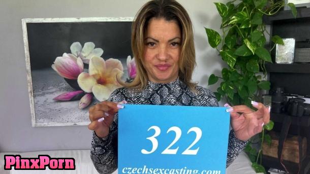 CzechSexCasting E322 Silvie CZECH Gypsy milf wants to shoot porn with sexy guy