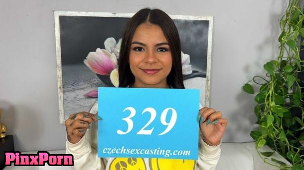 CzechSexCasting E329 Michy Perez Cute and sexy Latina has no inhibitions