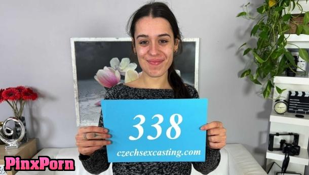 CzechSexCasting E338 Briseida Myers, Some casting photos and wet Spanish pussy