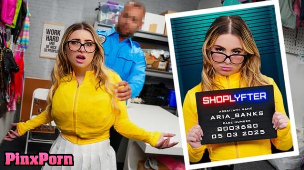 Shoplyfter, Aria Banks Bra Stuffing Brat