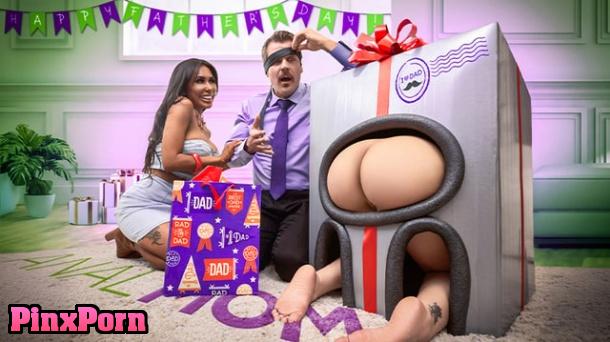 AMom, Jena LaRose, Mila Milkshake, The Perfect Father’s Day Gift Just Wrap His Wife’s and Stepdaughter’s Butts