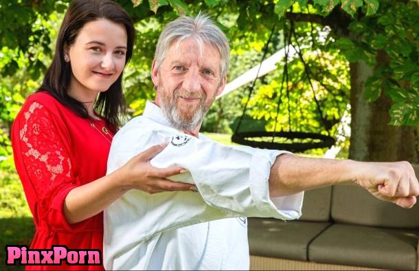 Sonny Tube, Shana BAS Outdoor karate practice