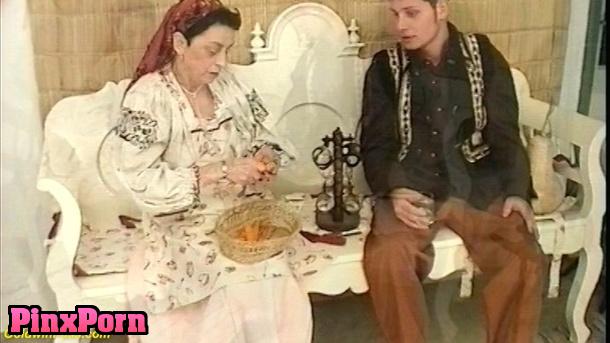 Granny fucked young boy