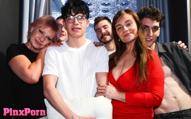 Bianca M , Yvette Moore, Bi-friends fuck old strippers, Part 1