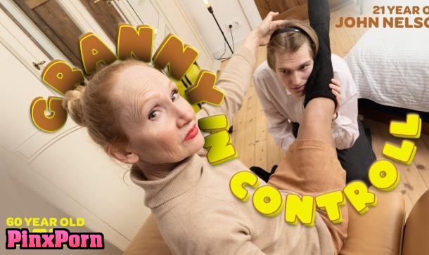 Granny Izen gets her juicy 60 year old pussy fucked by a young guy! John Nelson