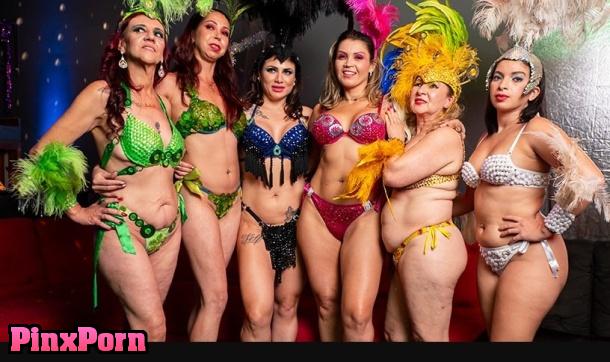 Agatha Mama, Edy Kadilac, July Souza, Lyah Silva, Mia Milf, Naty Harper, mature carnaval party orgy